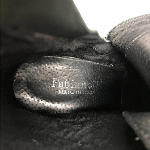 Black Lace-Up Ankle Boots - Picture 10 of 10